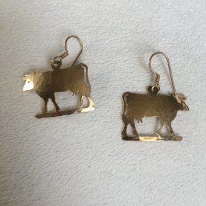 Wild Bryde Cow Earrings
